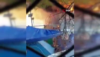 - Midilli’de Mülteci Kampında Yangın: 1 Çocuk Ve Kadın Öldü