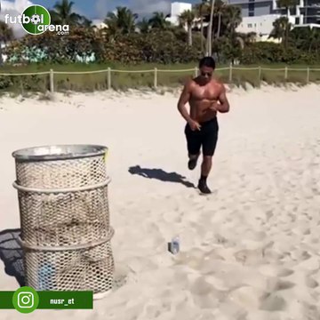 Nusret yeteneklerini sergiledi