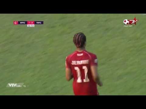 Jermie Lynch lập siêu phẩm, Hải Phòng rút ngắn tỉ số trước Thanh Hóa trên SVĐ Lạch Tray