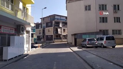 Telde asılı okul üniformasını böyle çaldı