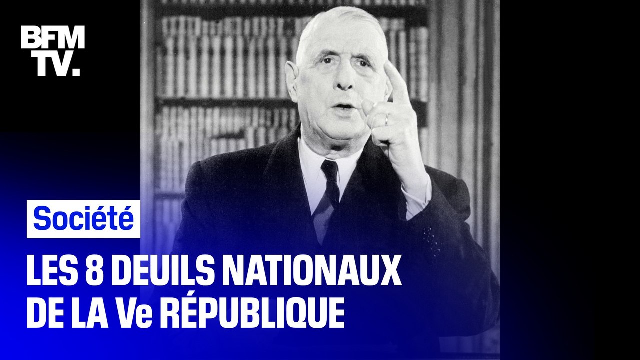 De Charles de Gaulle à Jacques Chirac, ces 8 fois où le deuil national a été décrété en France sous la Ve République