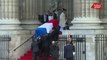 Hommage à Jacques Chirac : arrivée du cercueil à l'église Saint-Sulpice