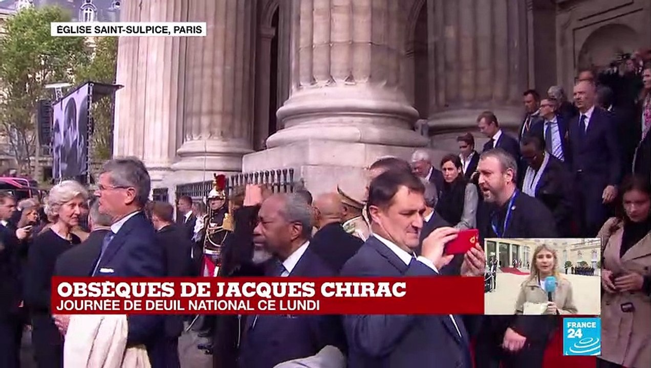 Obsèques de Jacques Chirac : un déjeuner à l'Élysée après les funérailles de l'ancien président