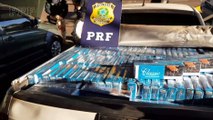 PRF e PF interceptam comboio de contrabandistas de cigarro em Terra Roxa