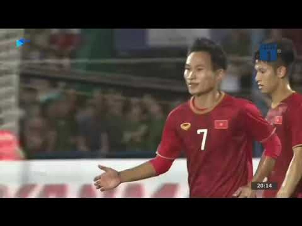 Việt Hưng nã đại bác đưa U23 Việt Nam dẫn trước U23 Myanmar 1 - 0  | NEXT SPORTS