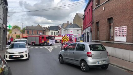 Quiévrain : les pompiers ont protesté contre leurs mauvaises conditions de travail