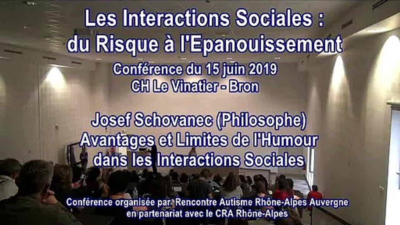 Avantages et limites de l’humour dans les interactions sociales : Josef Schovanec