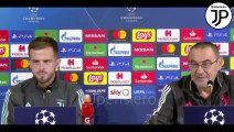 Conferenza stampa SARRI Pjanic pre JUVENTUS-BAYER LEVERKUSEN 