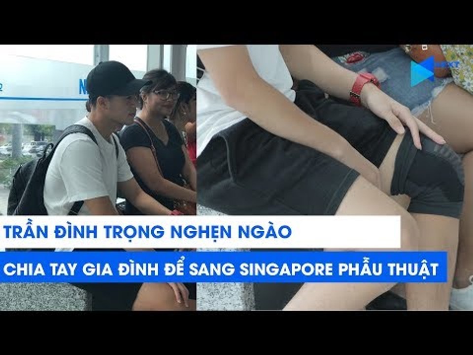 Đình Trọng tập tễnh tạm biệt mẹ, sang Singapore chữa trị chấn thương | NEXT SPORTS