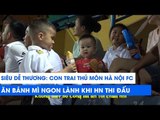 Con trai thủ môn Hà Nội FC ăn bánh mì ngon lành trong ngày bố thắng trận | NEXT SPORTS