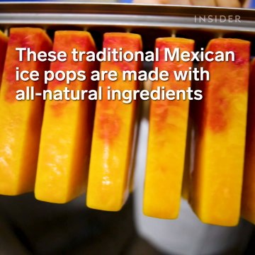 These traditional Mexican ice pops are made with all-natural ingredients