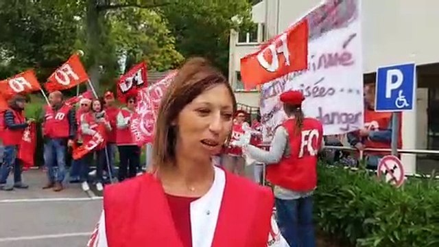 Le personnel de l'Ehpad en grève pour dénoncer le manque de moyens