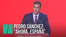 Pedro Sánchez presenta el eslogan de la campaña electoral
