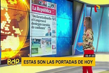 Mira las principales portadas de diarios locales este lunes 30 de setiembre
