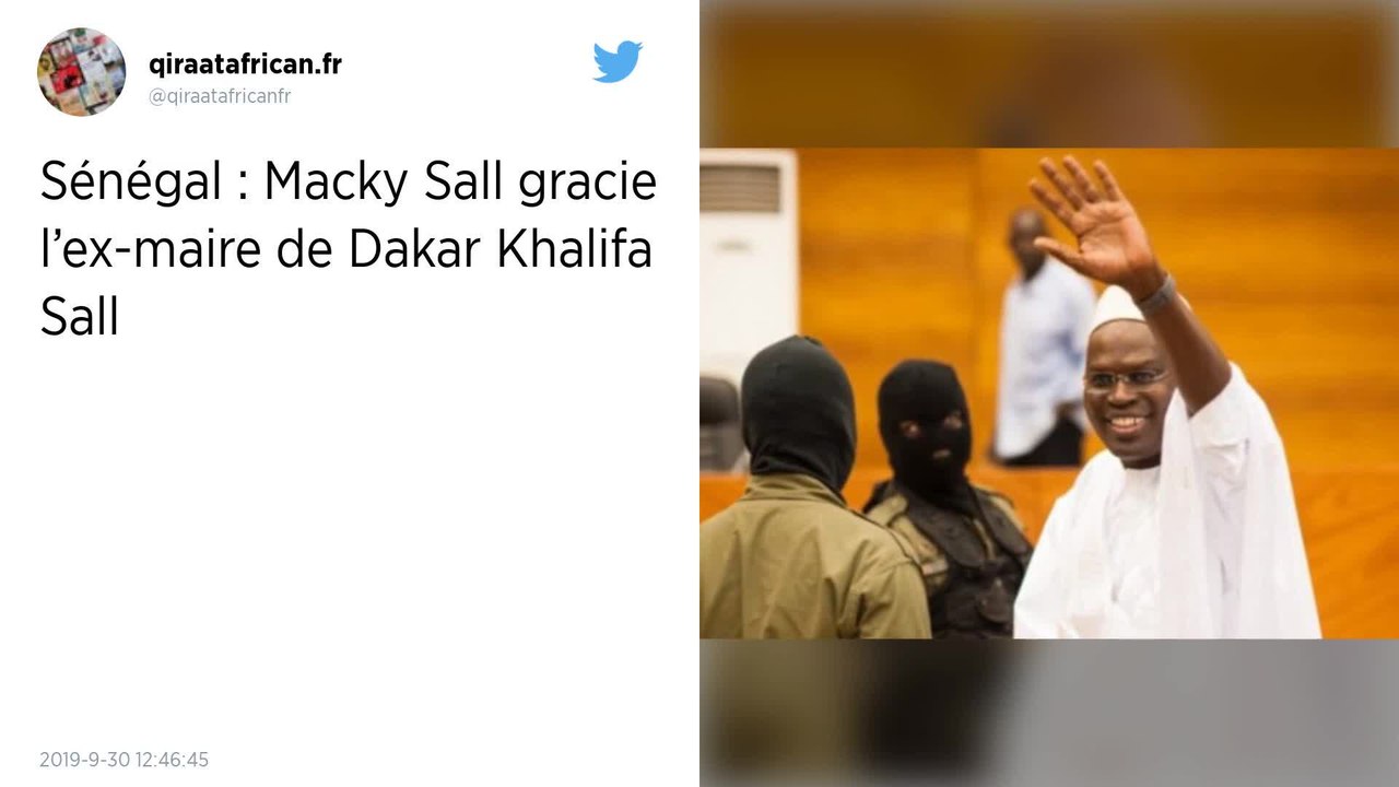 Sénégal : Le président Macky Sall libère son opposant et ex-maire de Dakar Khalifa Sall