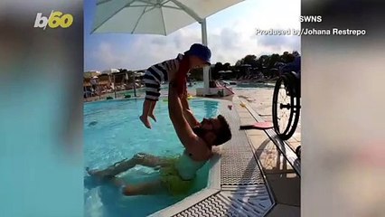 Dad Paralyzed in Weightlifting Accident Vows to Compete in Half Marathon with Inspiration from His Son