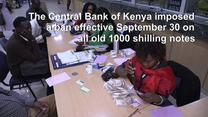 Kenyans rush to swap banknotes