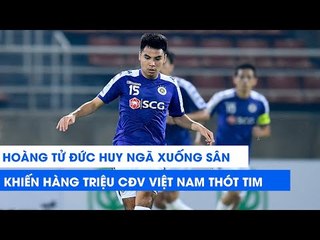 "Hoàng tử" Đức Huy ngã xuống sân khiến hàng triệu CĐV VIệt Nam thót tim | NEXT SPORTS