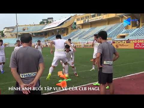 Minh Vương ngái ngủ bị Xuân Trường qua mặt trong buổi tập vui vẻ của HAGL| NEXT SPORTS