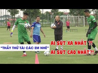 Thầy Park trực tiếp thử tài 3 thủ môn, U22 hăng say tập luyện ''săn'' vàng SEA Games | NEXT SPORTS