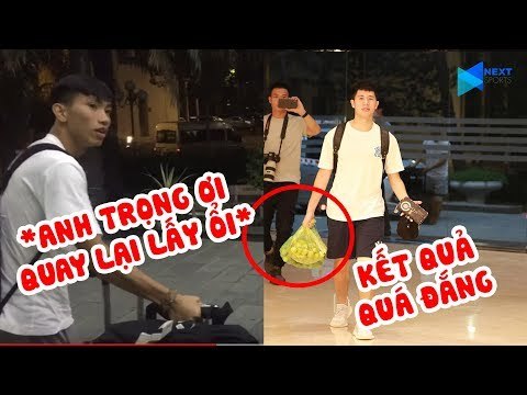 Văn Hậu bắt nạt Đình Trọng xách 2 túi ổi, hội quân muộn cùng Trọng Hoàng, Phan Văn Đức