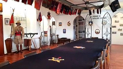 Capitaine Daniel, officier tradition du 68e RAA