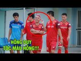 Nguyễn Phong Hồng Duy đảo ngói tóc màu hồng trong buổi tập đầu tiên của ĐT Việt Nam | NEXT SPORTS