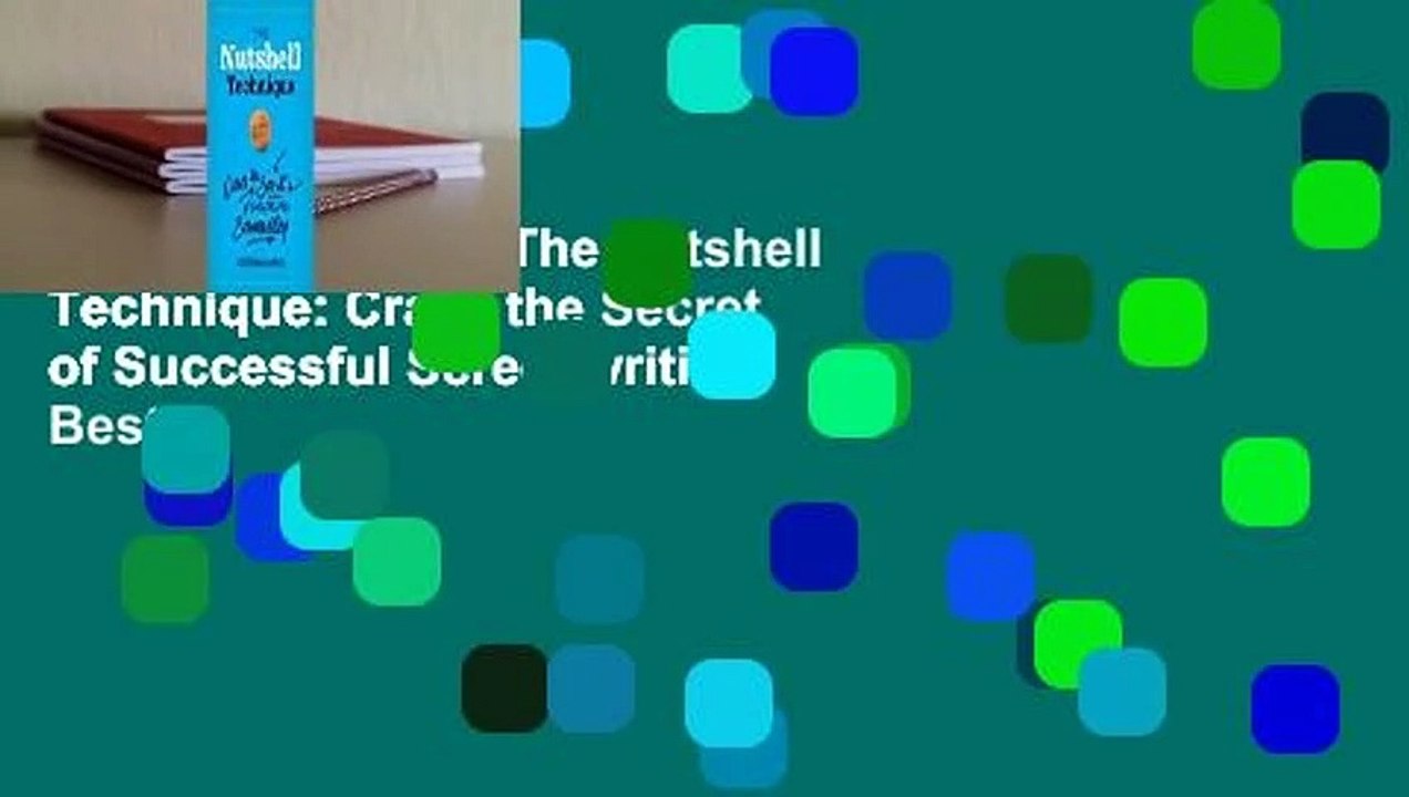 About For Books  The Nutshell Technique: Crack the Secret of Successful Screenwriting  Best