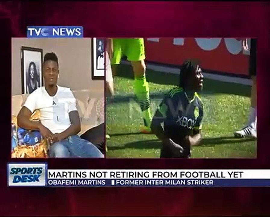 I am not retiring from football yet - Obafemi Martins