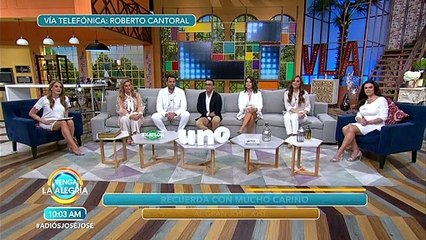 Roberto Cantoral recuerda a José José cuando se reunía a cantar con su papá. | Venga La Alegría