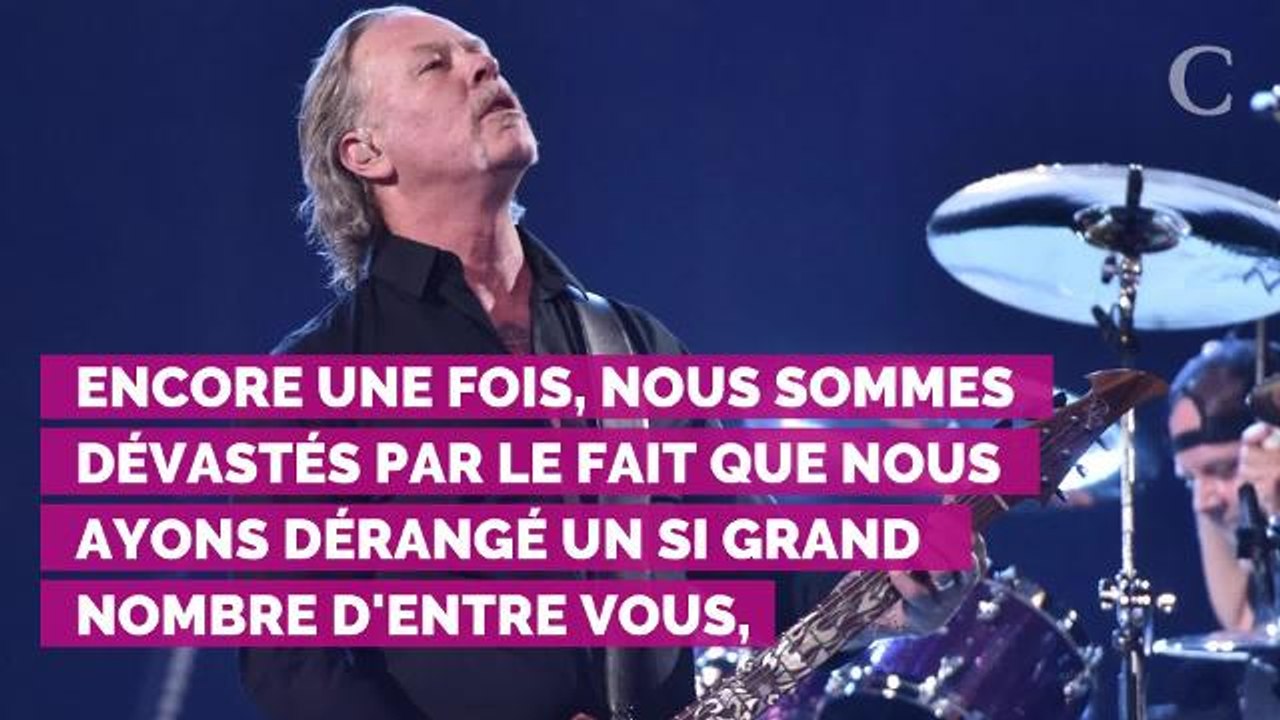 Le chanteur de Metallica de nouveau envoyé en cure de désintoxication : le groupe annule sa tournée