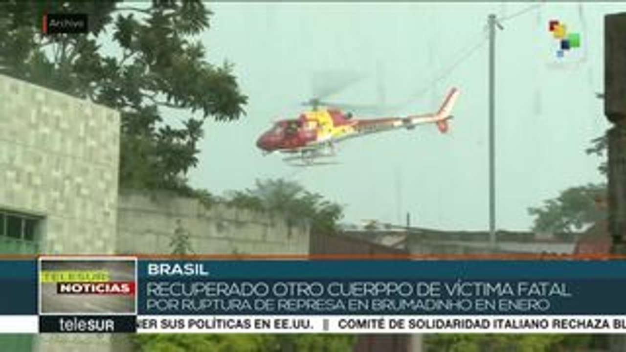 Brasil: recuperan otra cuerpo del colapso de represa en Brumadinho