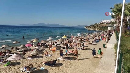 Aydın’da sahillerde yoğunluk devam ediyor