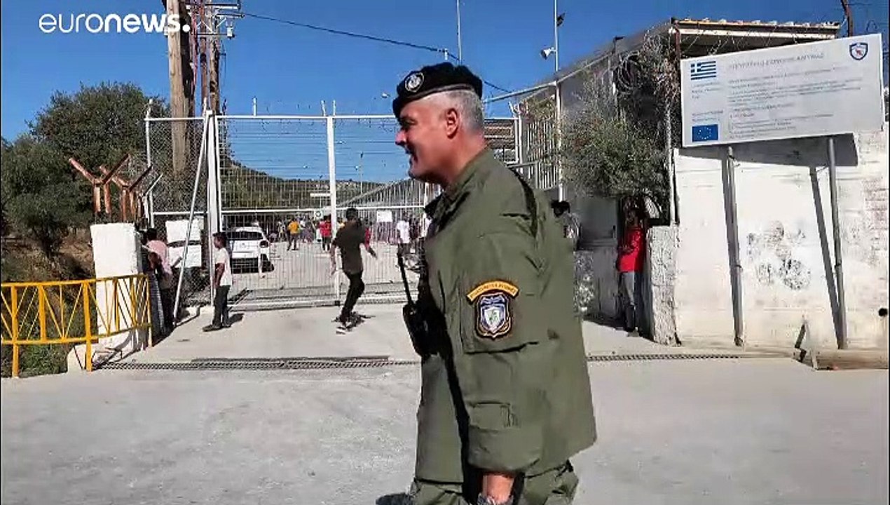 Unruhen nach Brand im Migrantenlager auf Lesbos