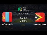 Trực tiếp | Mông Cổ - Timor-Leste | Vòng loại giải U16 châu Á 2020 | NEXT SPORTS