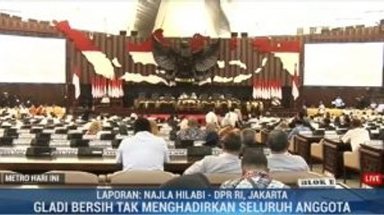 Pelantikan Pimpinan DPR Kemungkinan Besok