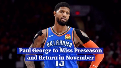 Paul George Needs Time To Heal