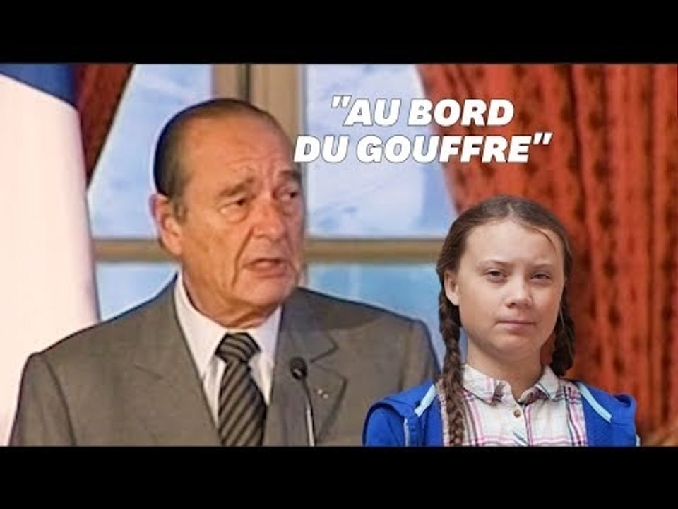 Quand Jacques Chirac faisait du Greta Thunberg avant Greta Thunberg