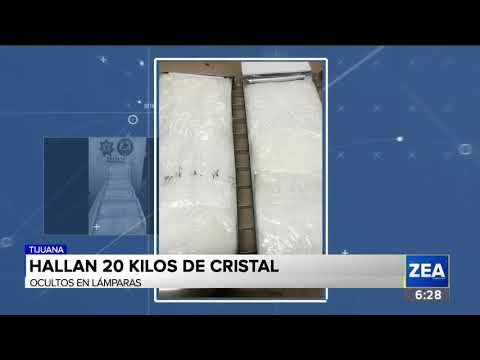 Aseguran 20 kilos de cristal ocultos en lámparas | Noticias con Francisco Zea