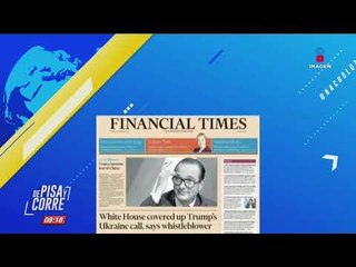 Los encabezados del día en De Pisa y Corre | 27/septiembre/2019