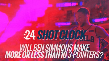 Shot Clock: Will Ben Simmons Make More or Less than 10 3-Pointers?