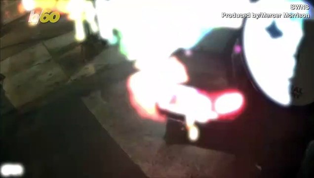 Fumbling Bumbling Crooks! Footage Shows Pair Of Thieves Try 5 Times To Steal ATM!