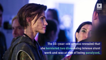 Ruby Rose Underwent Emergency Surgery for Spinal Injury