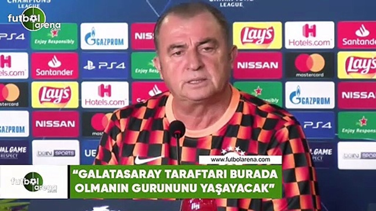 Fatih Terim: "Galatasaray taraftarı burada olmanın gururunu yaşayacak"