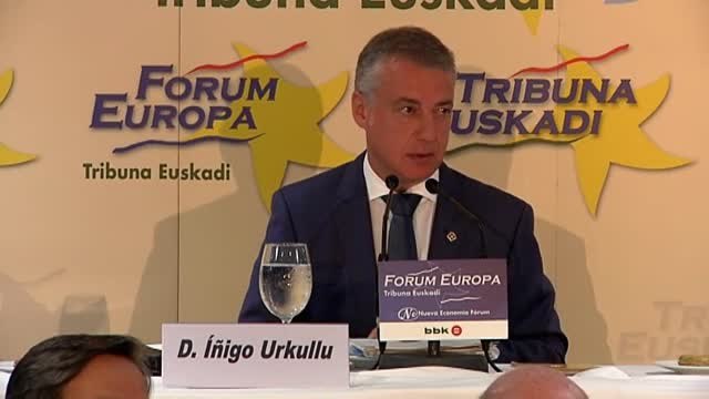 Urkullu valora el pronunciamiento de las instituciones catalanas a favor de las vías pacíficas