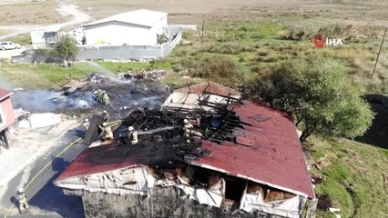 Avcılar'da oyun oynayan çocuklar önce çadırı, sonra gecekonduyu yaktı