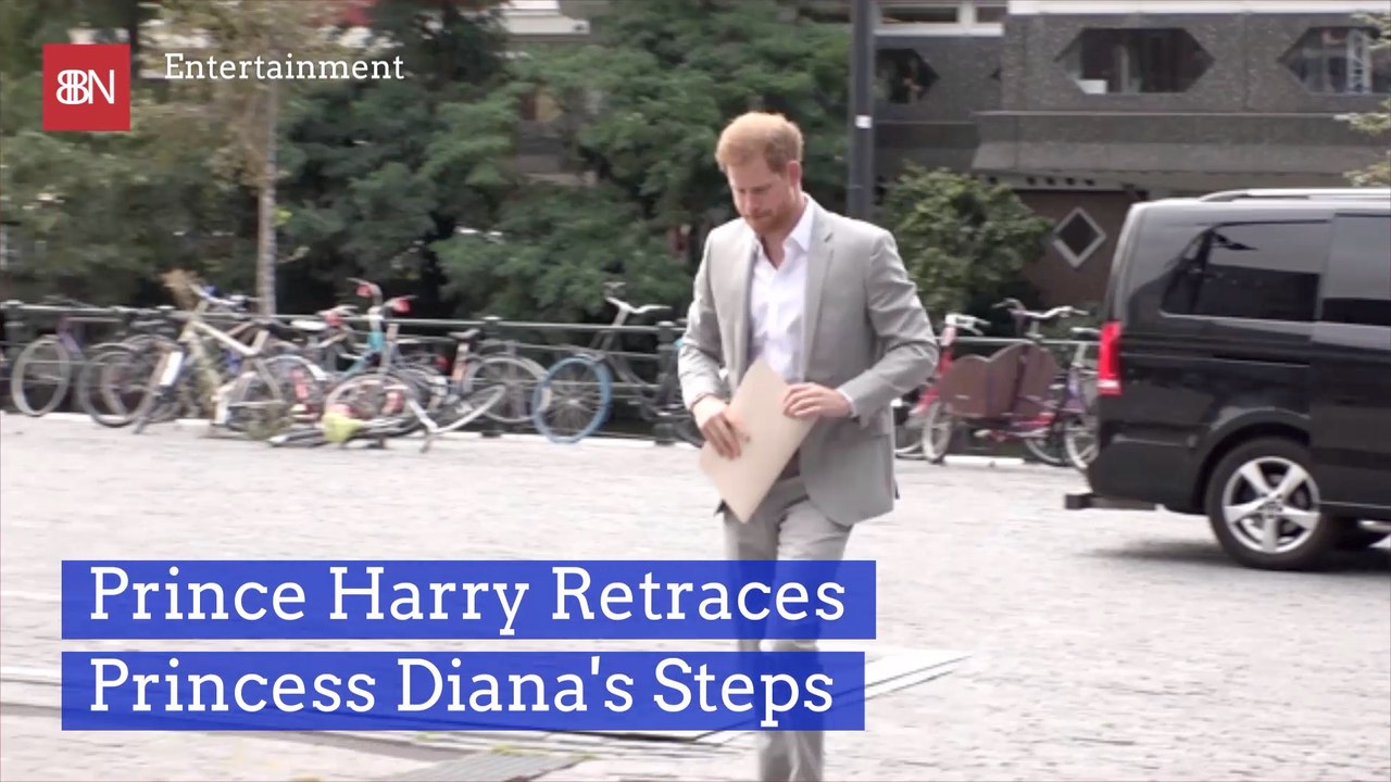 Prince Harry Visits A De-Mining Site