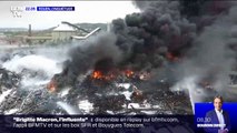 Incendie à Rouen: l'inquiétude des habitants pour leur santé et des agriculteurs pour leurs récoltes