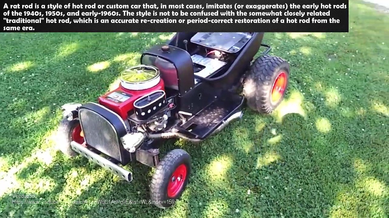 Mini Rat Rod Engine Cars Starting Up and Sound