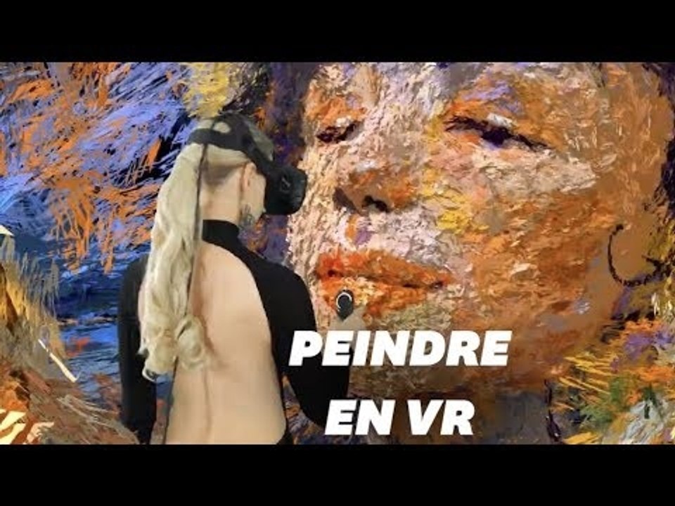 Elle utilise la VR pour peindre et le résultat est bluffant